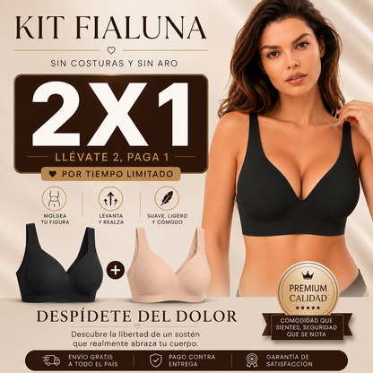 PROMOCIÓN 2x1 - Sostén Premium Sin Aros que Moldea y Realza | ¡Llévate 2 y Paga Solo 1!