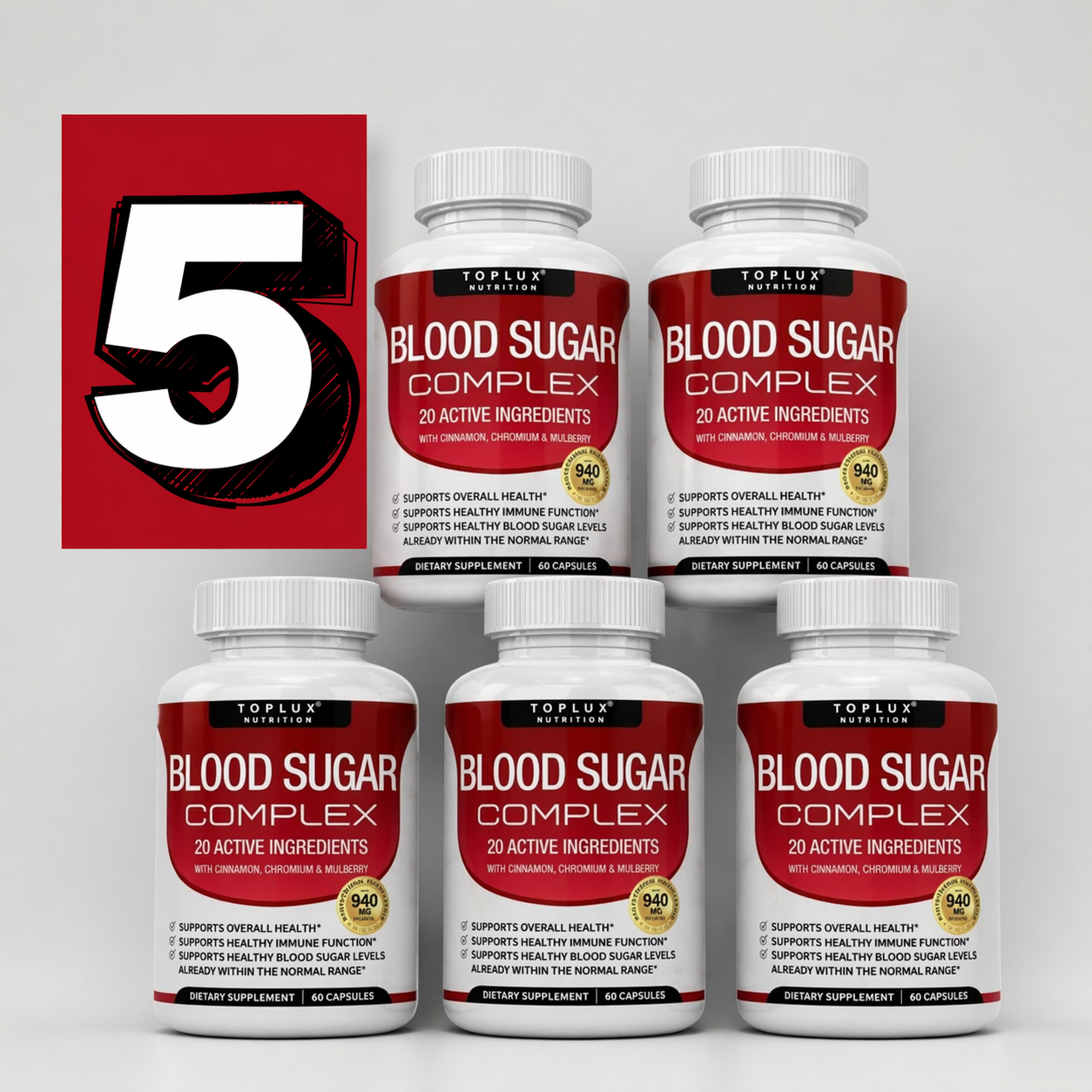 OFERTA 2X1 - Blood Sugar Suplemento - Apoya niveles saludables de azúcar en sangre